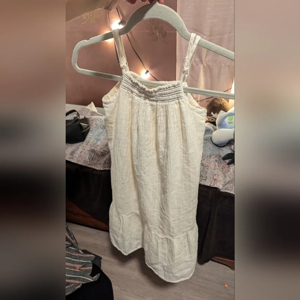 NWT Old Navy Girls Cream a line‎ dress size 8